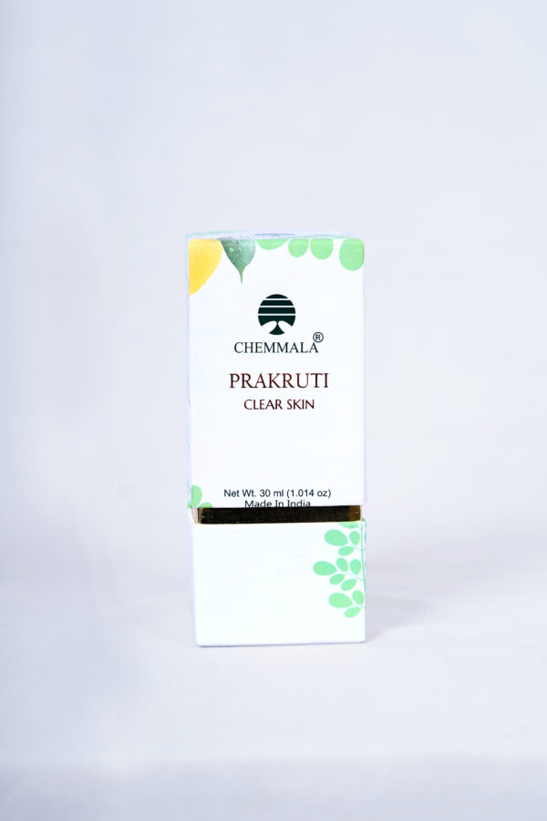 Chemmala Prakruthi Clear Skin oil package