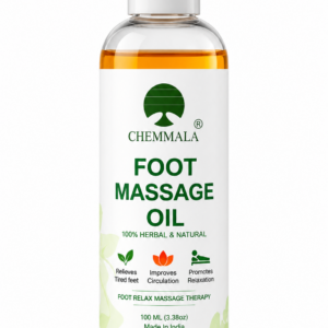 Chemmala Foot Massage Oil 100 ml bottle – herbal foot massage oil